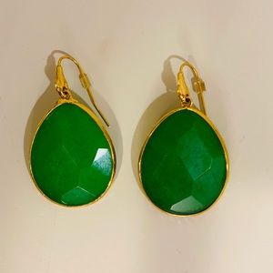 Stella and Dot Serenity Jade drop earring